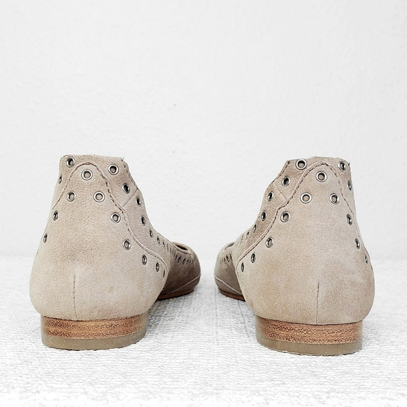 FRYE Studded Suede Ballet Flats - Picture 6 of 9